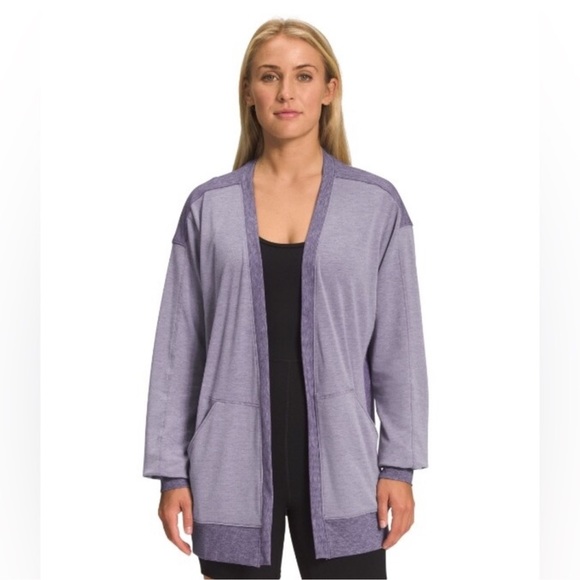 The North Face Sweaters - The North Face Women's Star Rise Fleece Cardigan Lunar Slate Purple Size Small